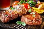 Вкуснейший стейк из говядины и рыбы своими руками